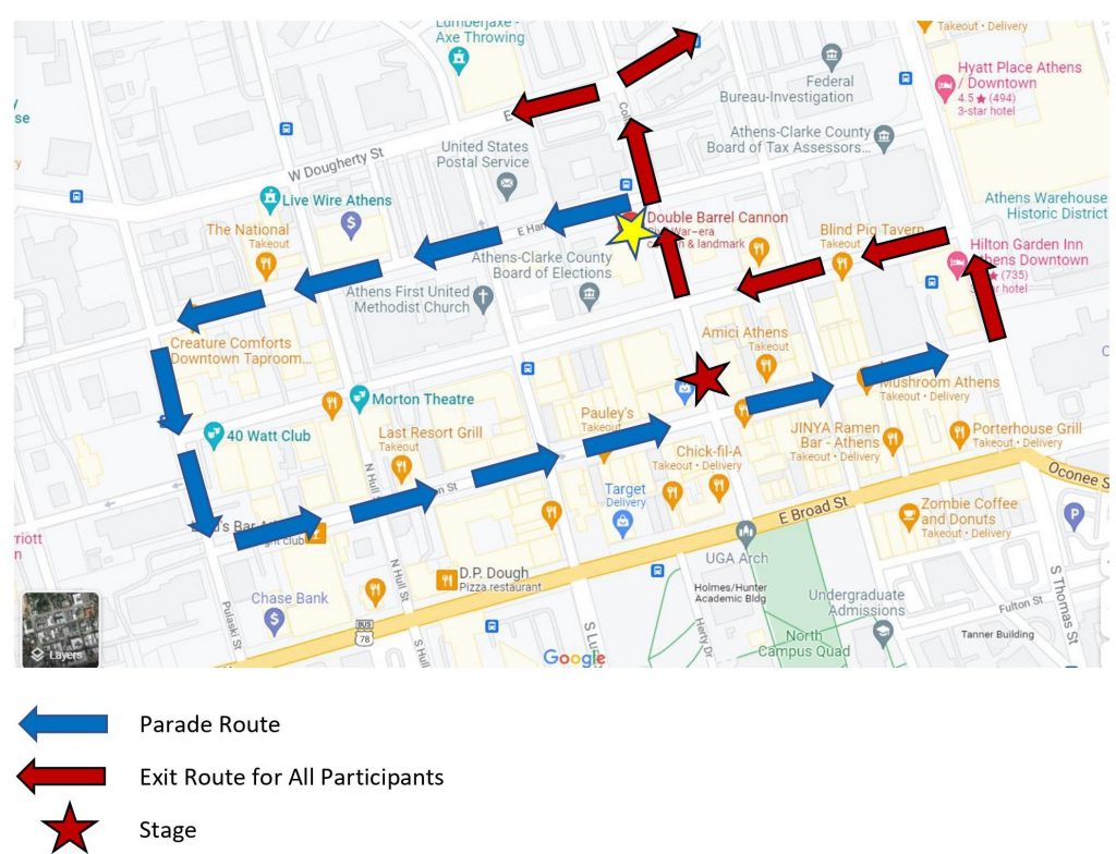 UGA Parade Will Close Down Athens Streets Friday Flagpole