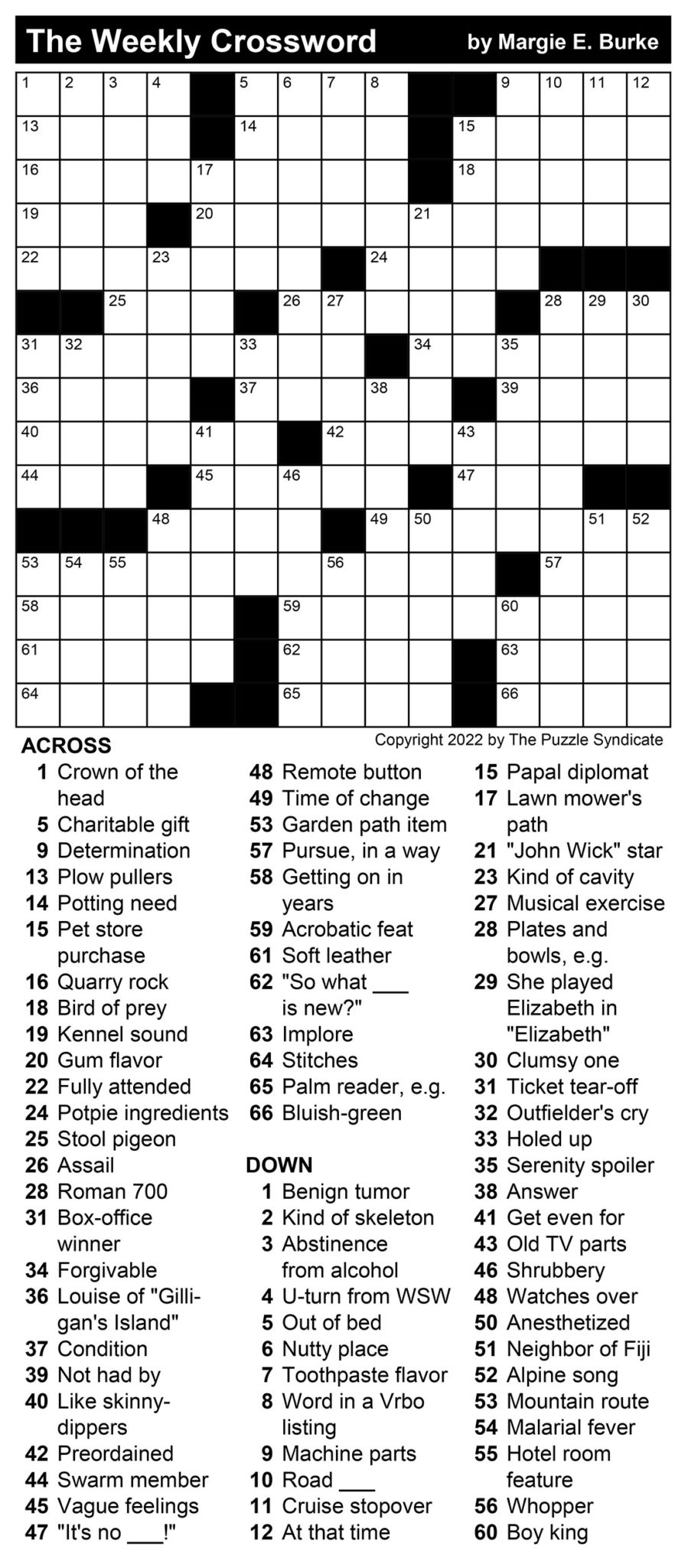 Crossword (12/7/22) Flagpole Crossword (12/7/22) Flagpole